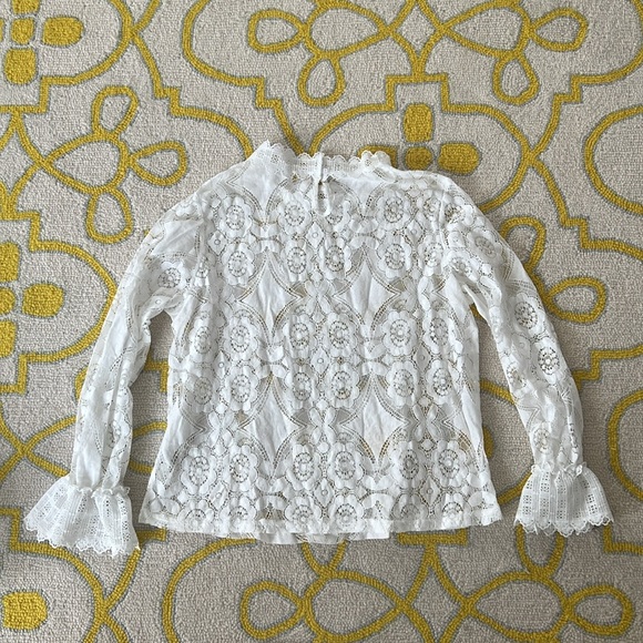 NWOT Lace Top. Sz L - Picture 7 of 9